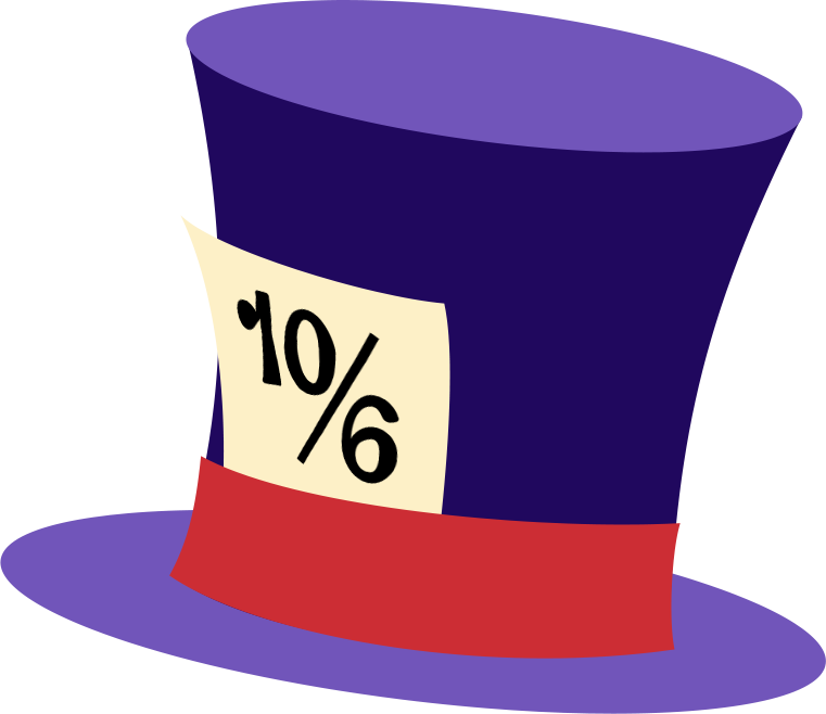 Mad Hatter Hat Clipart , Png Download - Mad Hatter Hat Clipart , Png Download (761x658)