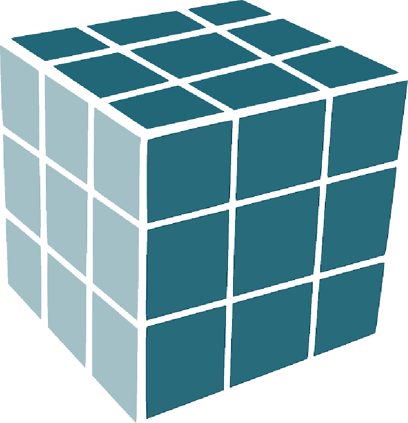 Rubik's Cube Clip Art - Rubiks Cube Icon Png (800x829)