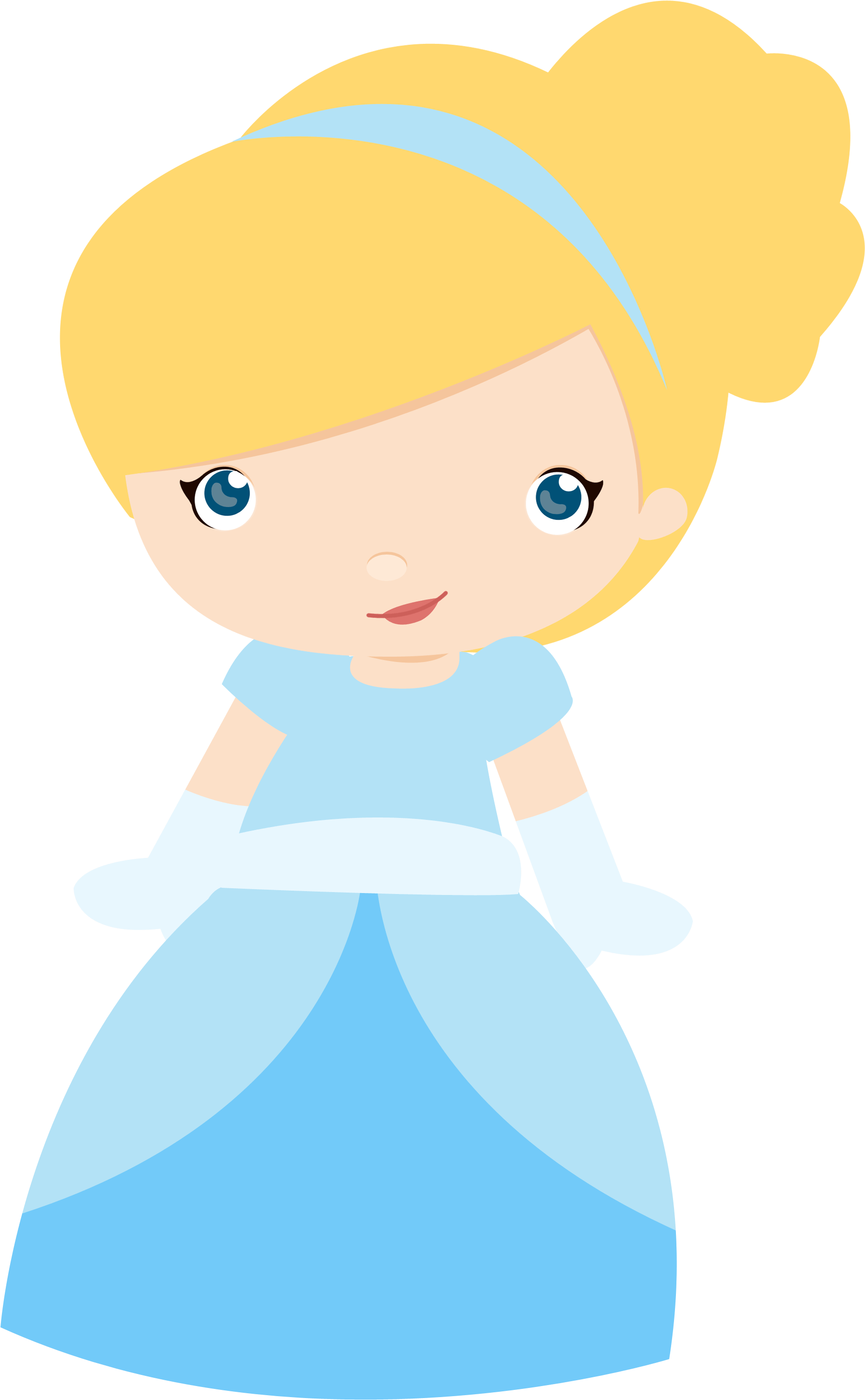 Baby Clip Art - Cenicienta Cute Png (2172x3008)