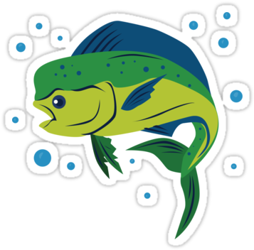 Mahi Mahi By Thekohakudragon - Mahi Mahi By Thekohakudragon (375x360)
