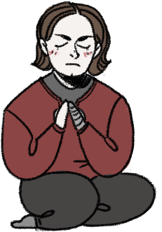 Kneeling Man Prayer Clipart - Cartoon (500x500)