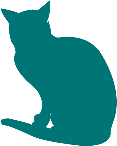 Picture Transparent Library Cat Sitting Clipart - Transparent Silhouette Cat Png (512x512)
