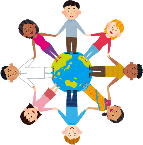 Attributions - 世界 の 人々 イラスト (500x500)