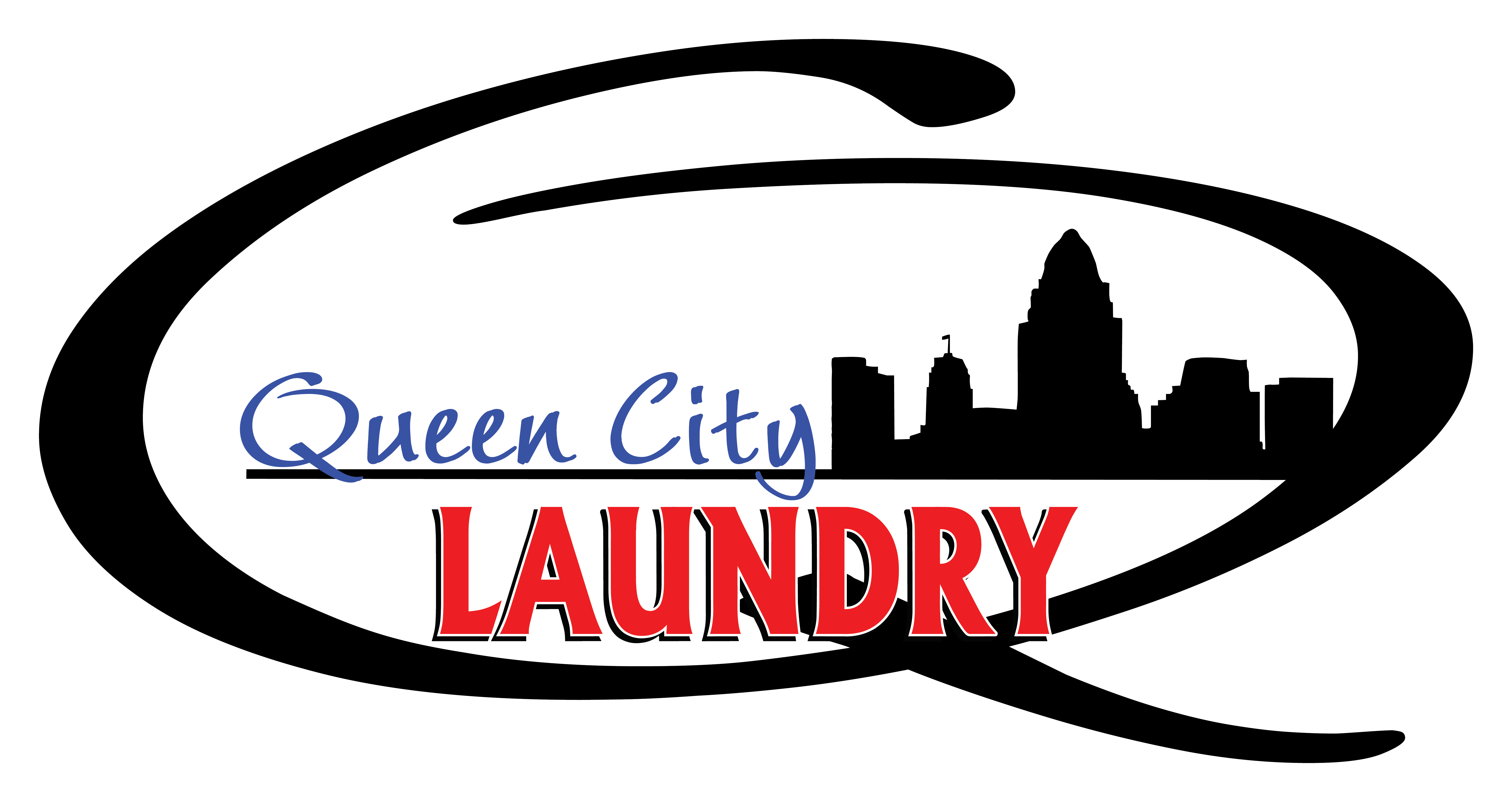 Queen City Laundry Logo - Queen City Laundry Logo (6558x3479)