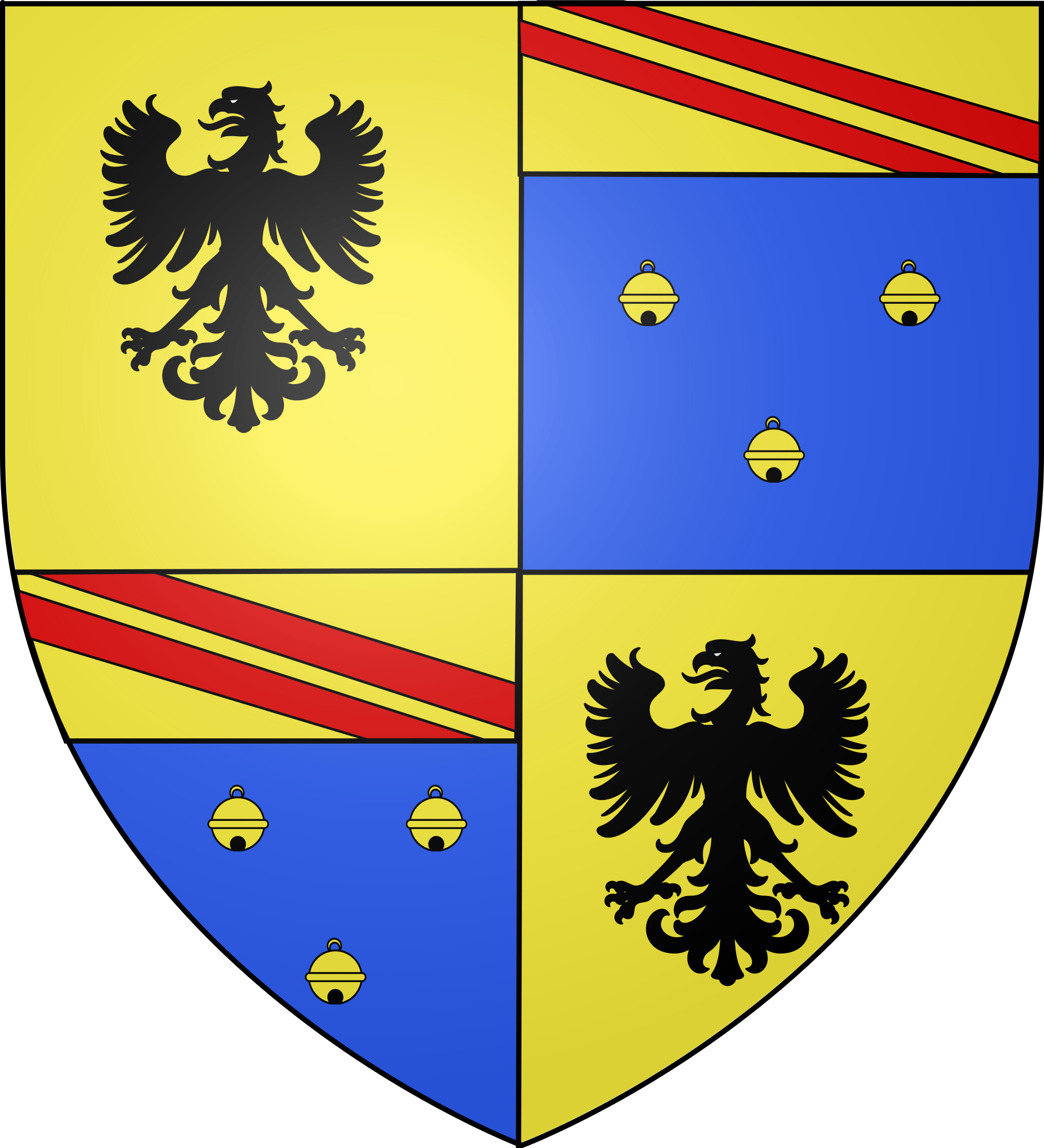 File Blason Fr Famille - Estrada Escudo (2000x2200)