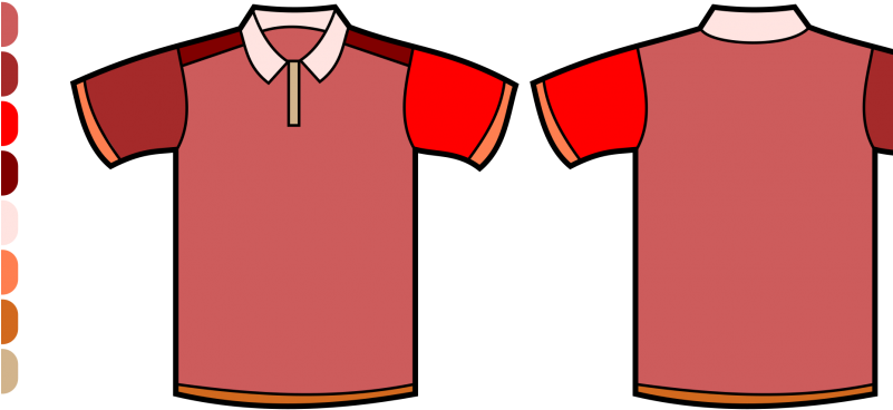 800 X 445 3 - T Shirt Clipart Red Color (800x445)