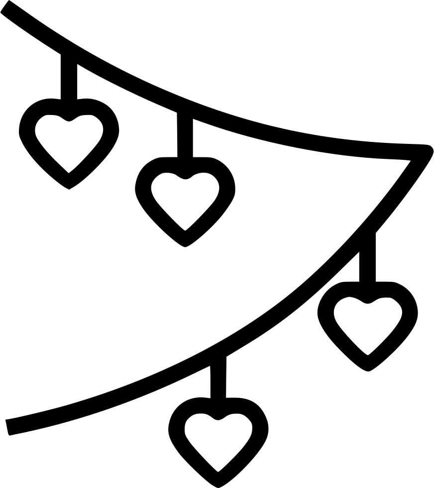 Decoration Party Valentine Wedding Comments - Heart (872x980)