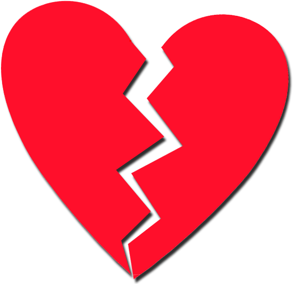 Teen Anti-valentines Party @ Central Library - Break Heart Logo (610x594)