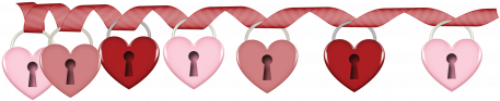 Valentine Grunge Lock Banner Graphic By Dawn Prater - Heart (456x456)