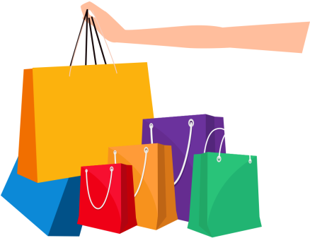 Results - Shopping Bags Cartoon Transparent (437x440)