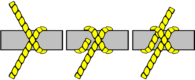 Practice Makes Perfect - Clove Hitch Knot Png (680x340)