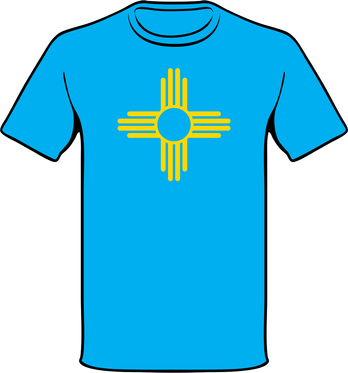 Nm Zia Symbol Shirt - Zia Symbol (1121x1202)
