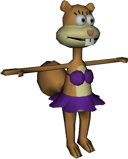 Pc Computer Spongebob Squarepants Of The Month Ⓒ - Spongebob Employee Of The Month Sandy (750x650)