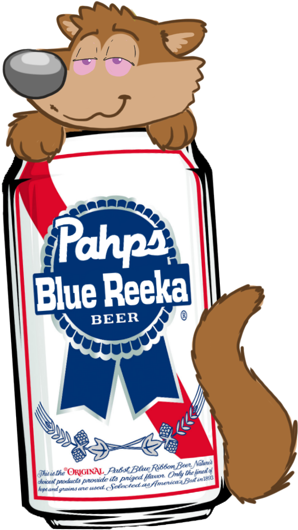 Pahps Blue Reeka By Pahp Reeka - Pabst Blue Ribbon (800x1280)