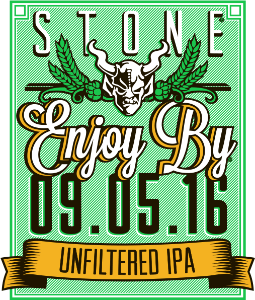 Stone Enjoy By Unfiltered Ipa Returns Again On August - Stone Enjoy By Brut Ipa (600x600)