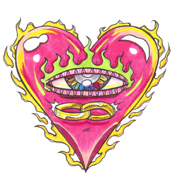 On The Wrong Side Of Hypocrisy - Illustration (344x366)