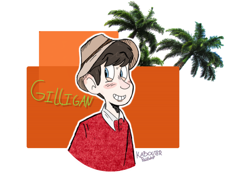 Gilligan's Island By Kabouterpollewop - Cartoon (800x621)