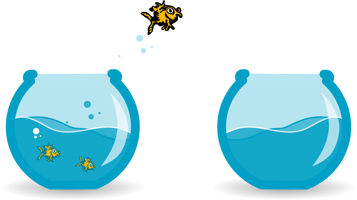 Fish Bowl Fish Tank Aquarium Goldfish Jump White Clipart - Aquarium (1226x690)