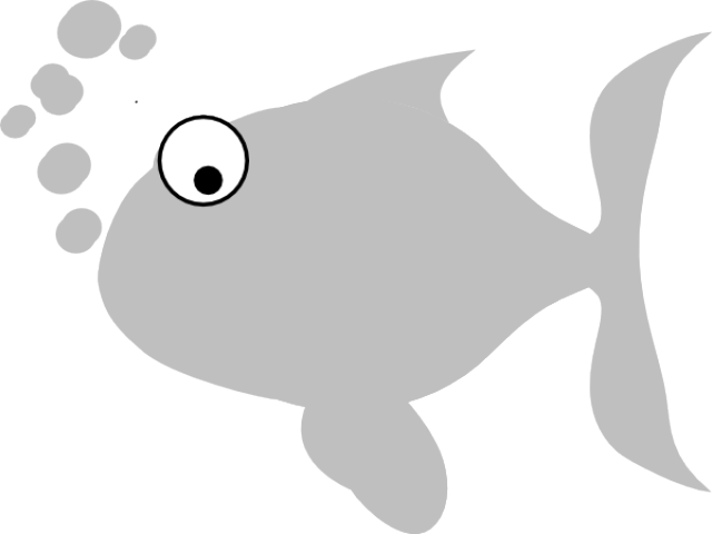 Grey Clipart Grey Thing - Under The Sea Puppets (640x480)