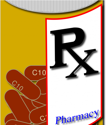 Pills Clipart Rx Bottle - Harmful Materials At Home (640x480)