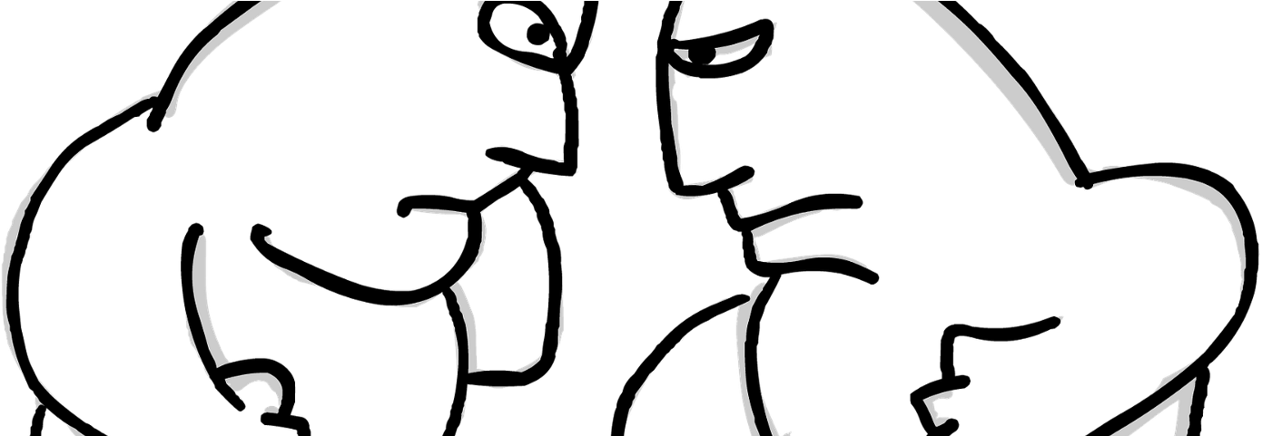 Conflict And Learning Not To Be Afraid - Line Art (1600x480)