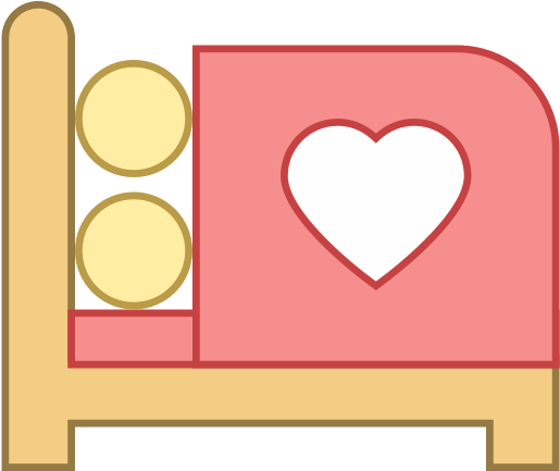 Icons For Make Bed Icon - Heart (540x540)