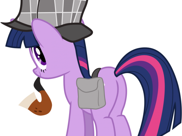 Hiding Clipart Deerstalker - Twilight Sparkle Detective (640x480)