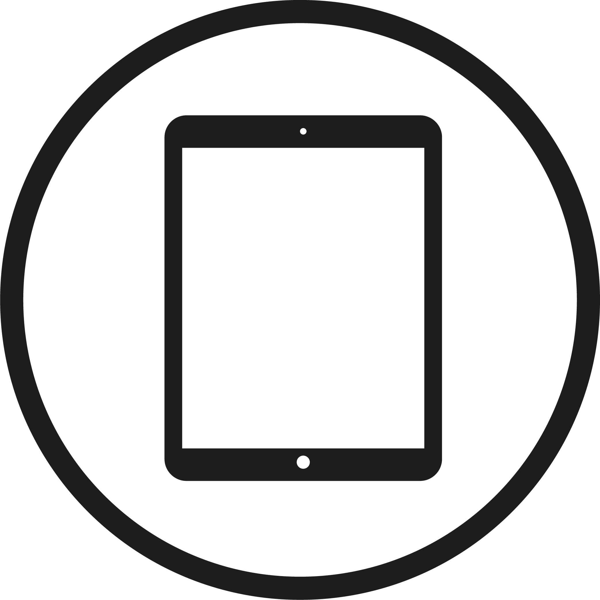 Tablet Pocket - Circle (2084x2084)