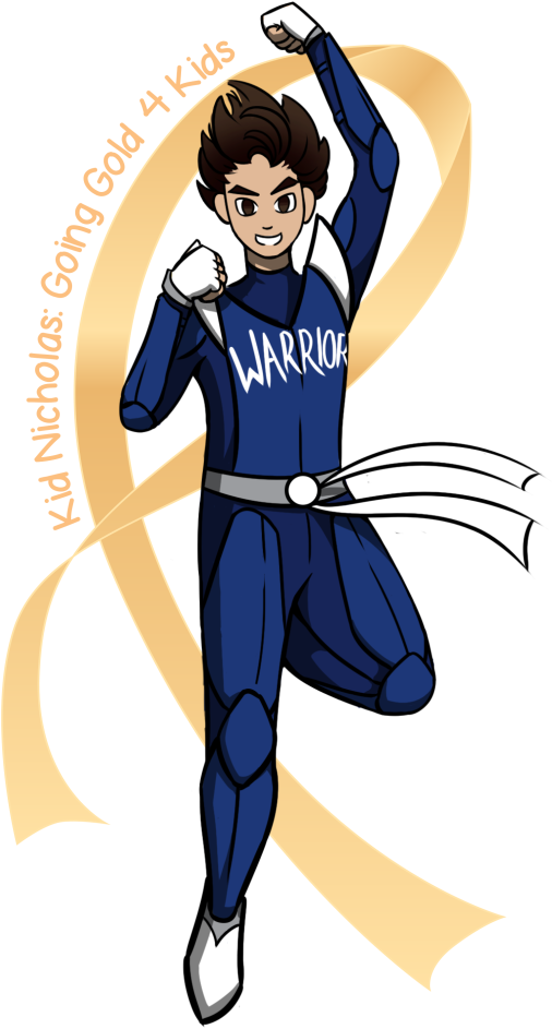 We Started The “kid Nicholas Going Gold 4 Kids” Founding - Cartoon (731x1024)