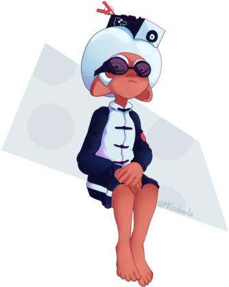 Assuming Splatoon On The Nintendo Switch Is A Sequel, - Cartoon (400x441)