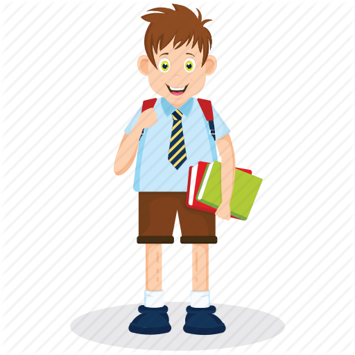 School Child Student Clip Art - School Boy Boy Clipart Png (512x512)