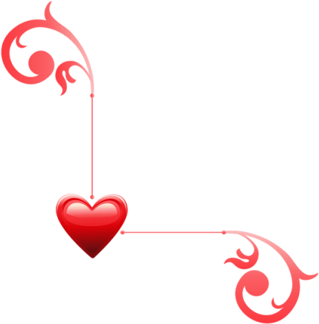 Free Png Download Heart Decor Png Images Background - Heart Decoration Png (480x491)