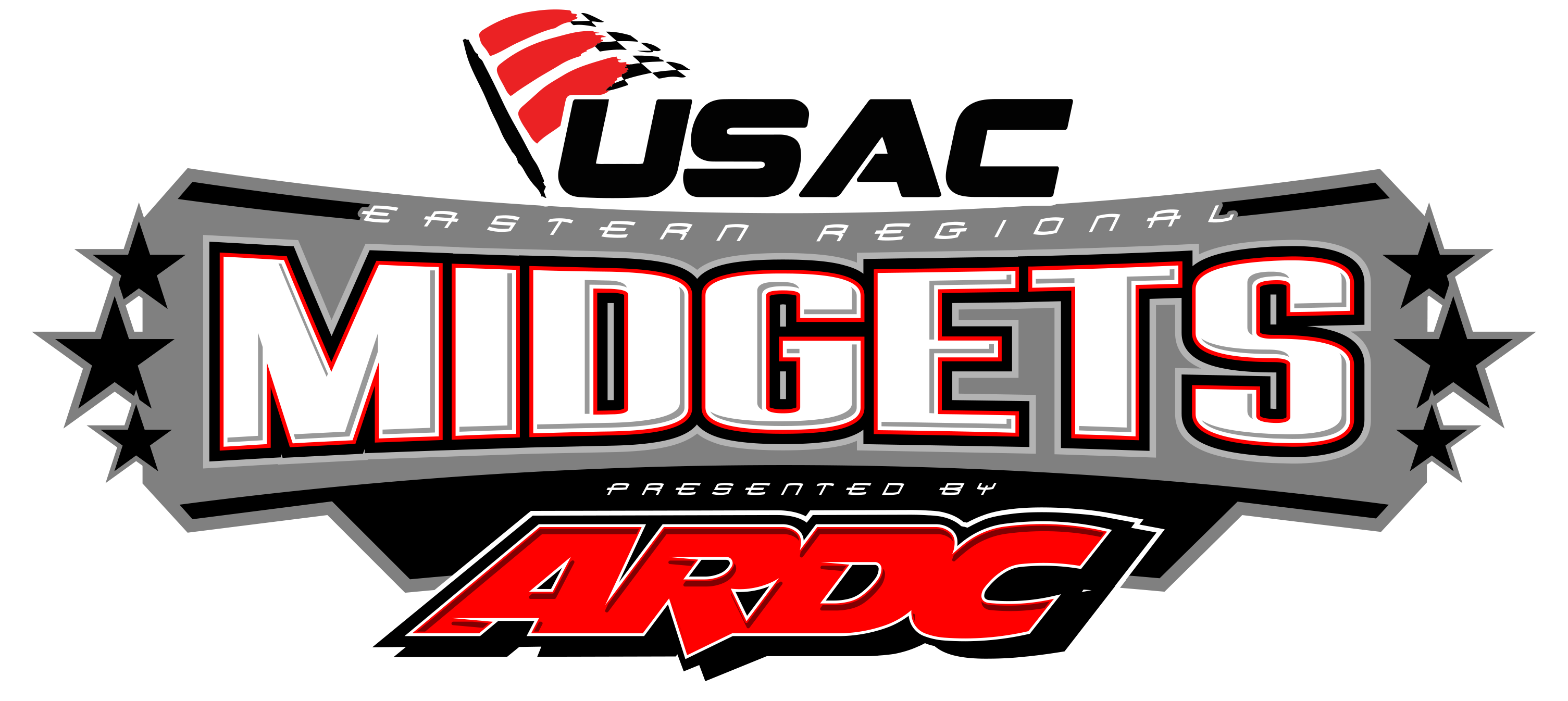 Ardc Midgets - Usac Midgets Logo (3010x1346)