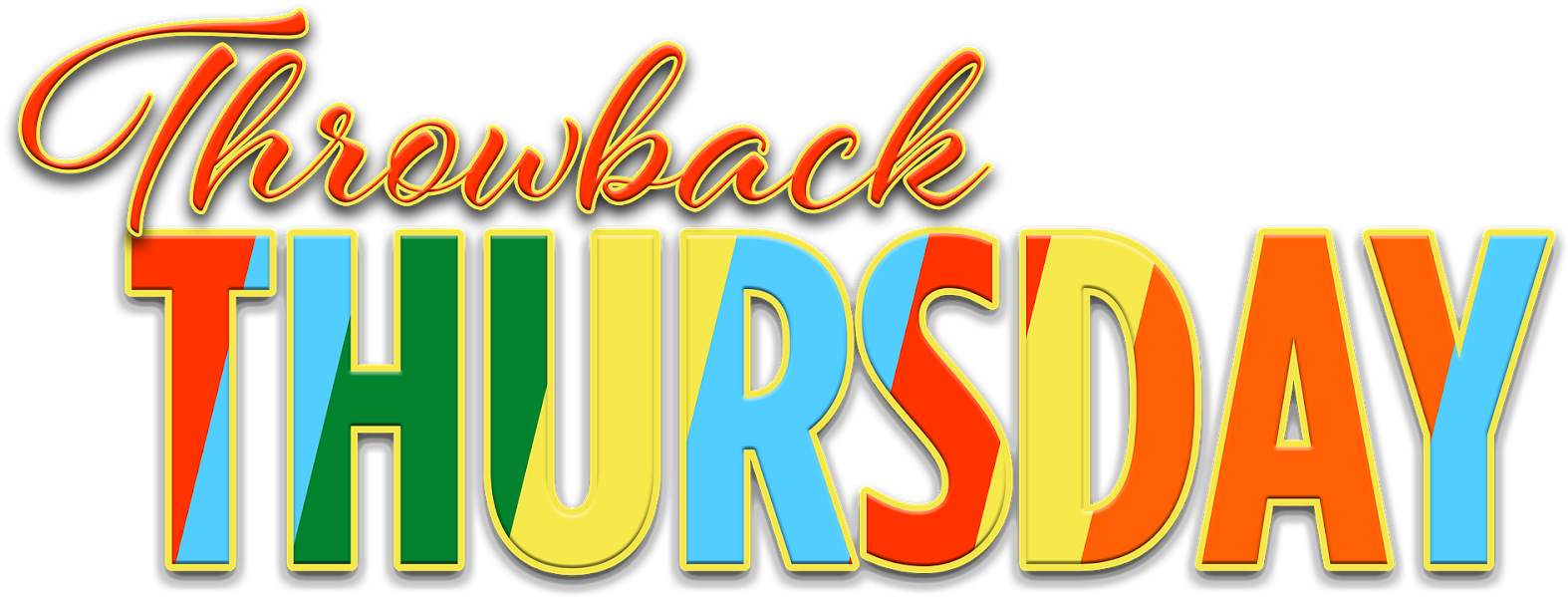 The Concept Of “throwback Thursday” Is To Reflect On - Throwback Thursday Png (1600x635)