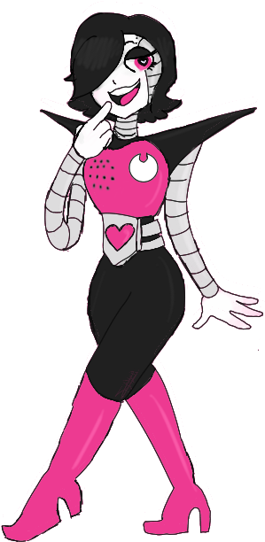 Mettaton By Cross Stitch Eye - Cartoon (357x618)