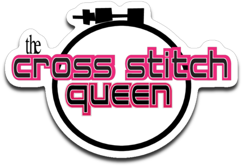 The Cross Stitch Queen Sticker - The Cross Stitch Queen Sticker (512x389)