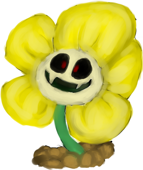 Flowey By Cross Stitch Eye - Illustration (700x700)