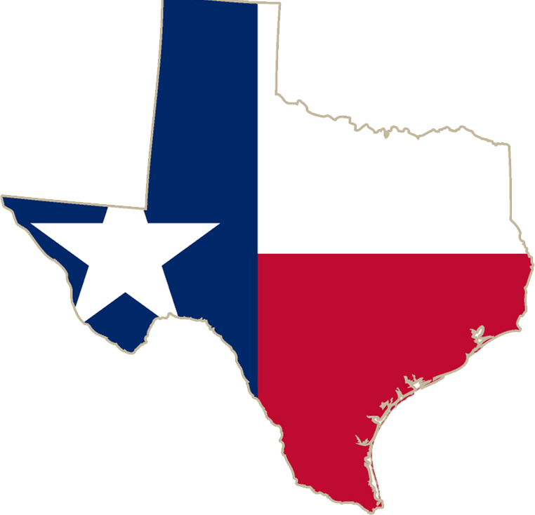 Texas Anger Management Classes * Anger And Conflict - Flag Map Of Texas (762x734)