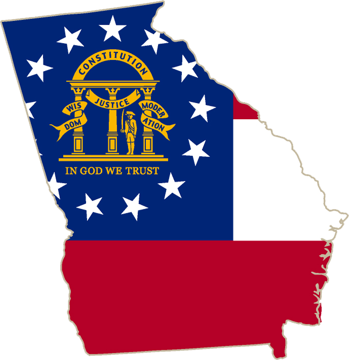 Georgia State Flag Clip Art Free (689x710)