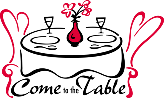 Come To The Table W - Clip Art (550x331)