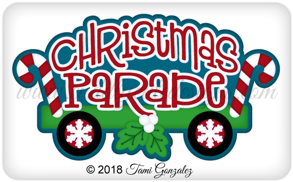 Christmas Parade Title - Christmas Parade Title (600x600)