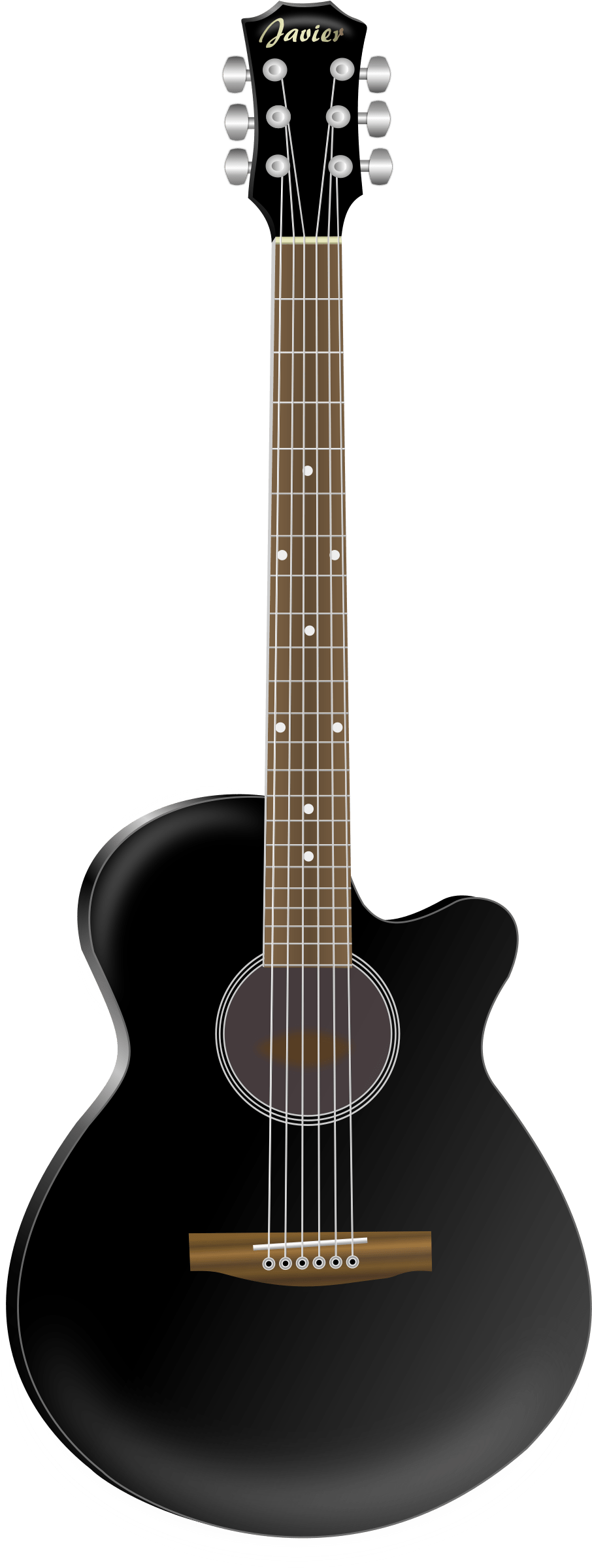Acoustic Guitar Clip Art - Acoustic Electric Guitar And Amp (920x2400)