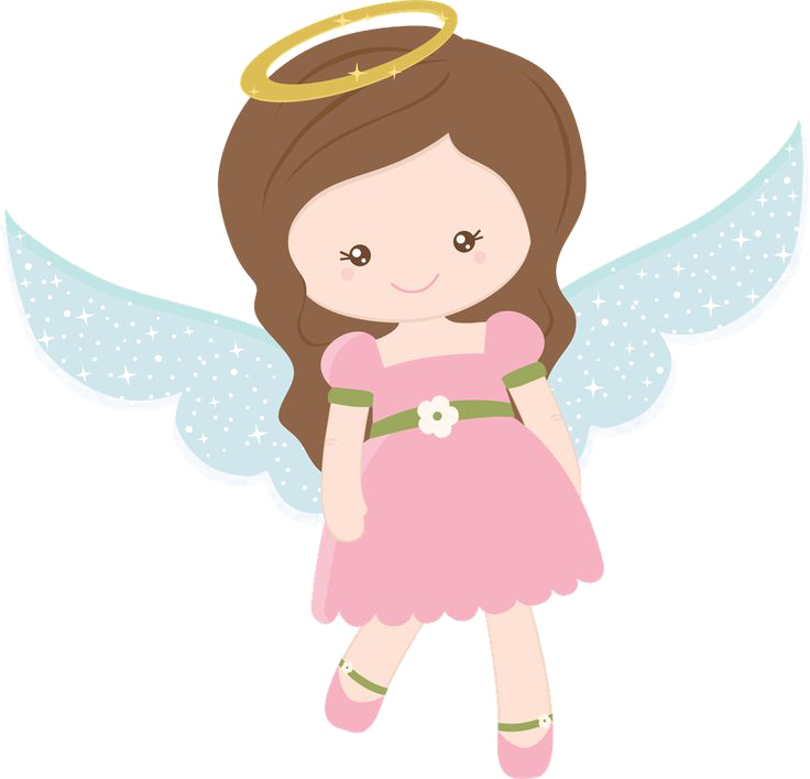 Angel Png - Baby Girl Angel Clipart (736x708)