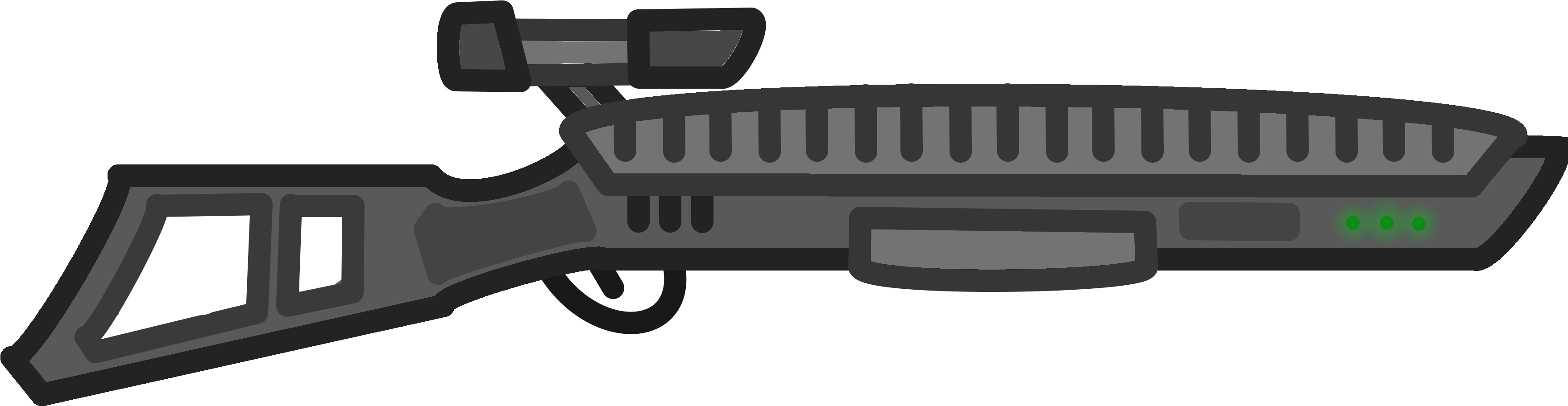 Shoots The Same As The Previous Gun With A Bit More - Ranged Weapon (3640x1036)