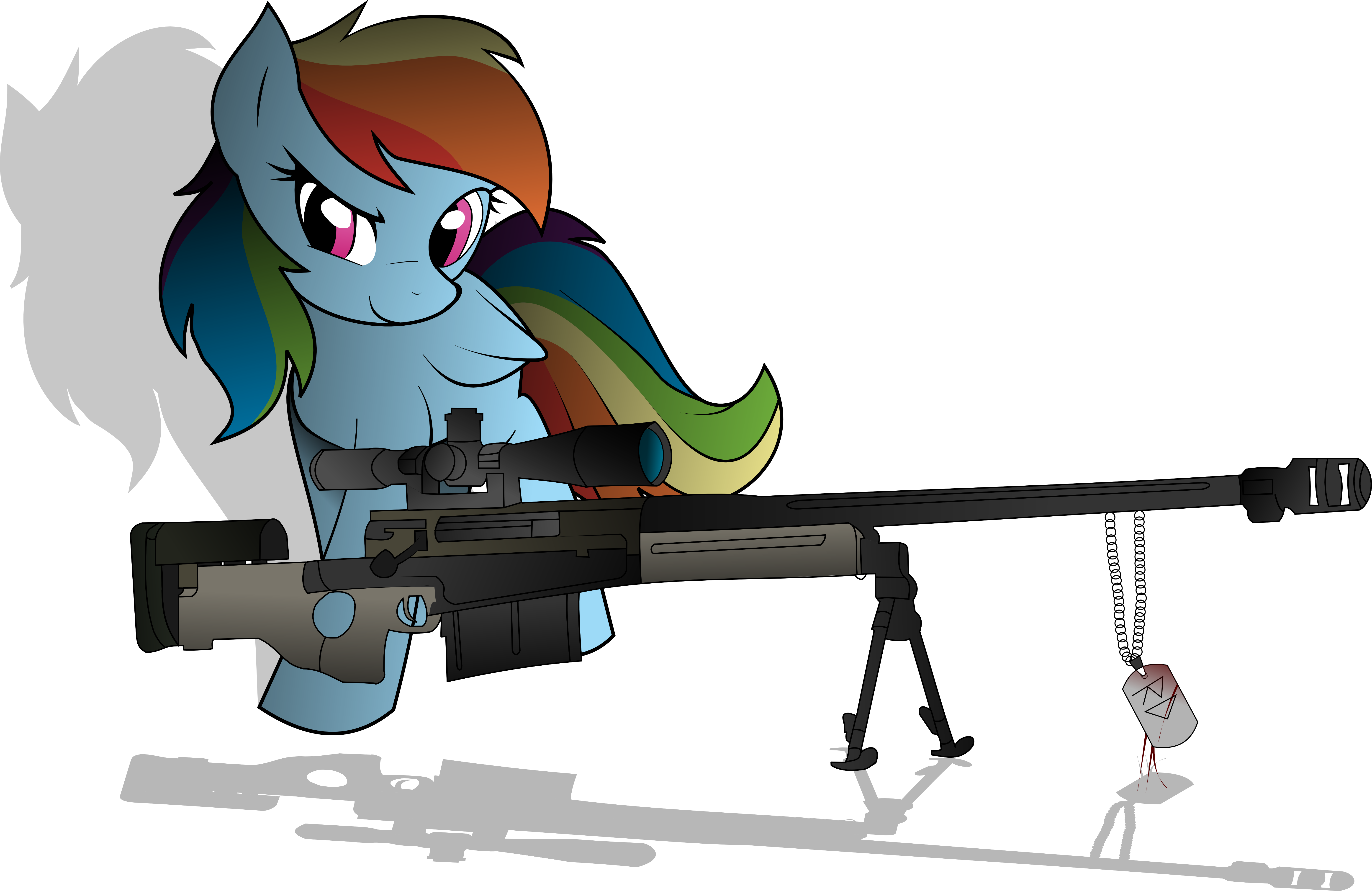 My Little Pony - Accuracy International Aw50 (6022x3910)