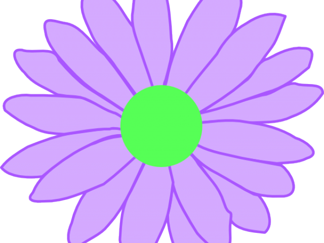 Violet Clipart Outline - Red Flower Clip Art (640x480)