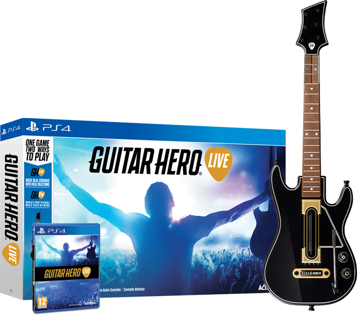 Ps3 Guitar Hero Controller - Guitar Hero Live Ps4 (696x614)