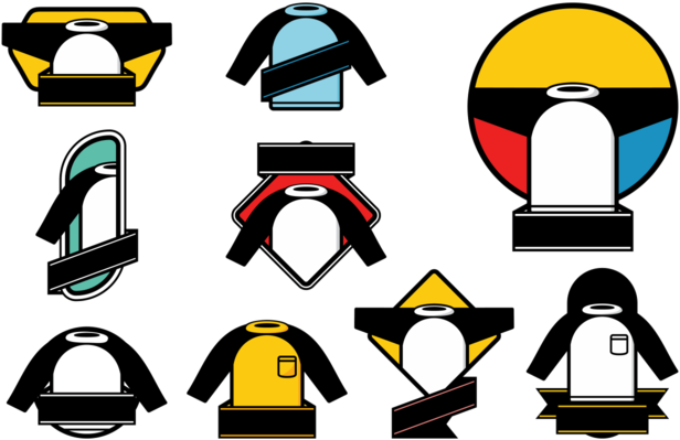 Raglan Banner Template Vectors - Raglan Banner Template Vectors (700x490)