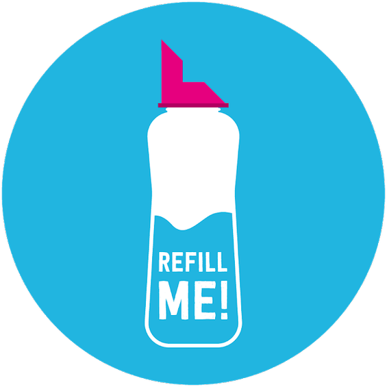 Bluewater Brands Signed Up To The “refill Me” Initiative - Label (615x615)