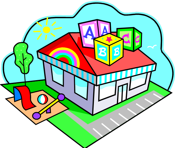 Link Club - Daycare Center Clipart (595x504)
